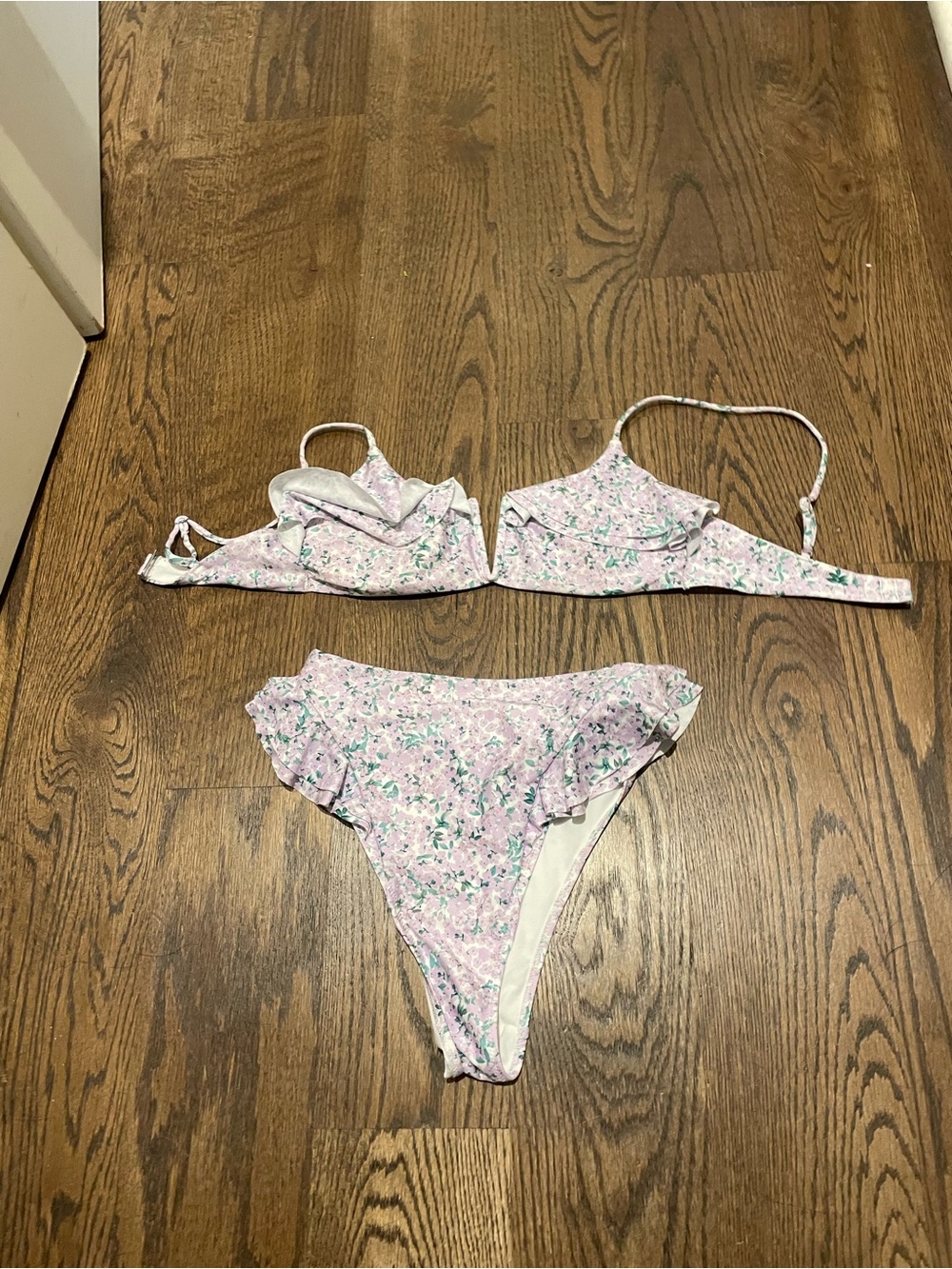 H&M Lilac Floral bikini